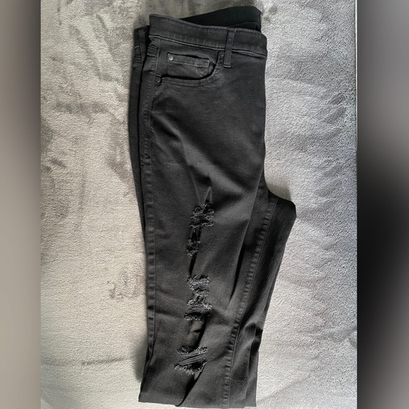 Torrid Black Ripped Skinny Jeans - Picture 1 of 3